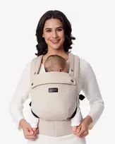 Momcozy medvilninė kūdikio nešioklė nuo naujagimio iki mažylio Khaki