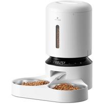 Petlibro Granary PL-AF006-33W, 5L, dubultais dubuo, LED ekranas, IR jutiklis, WiFi, sausas maistas, 2-15mm, baltas