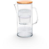 Lauben LBNGWFJ32GW stiklinis vandens filtro ąsotis, 3.2L, 2.2L, anglies filtras, 1 vnt., ergonomiškas, tinka indaplovei