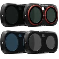 Freewell FW-LNUB-EDY kameros priedas, 4 filtrai, ND1000, CPL, Glow Mist 1/4, LPR, suderinamas su Insta360 Luna Ultra