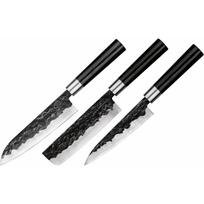 Samura Blacksmith 3 dalių peilių rinkinys SBL-0220, AUS-8, 58 HRC, Micarta rankena