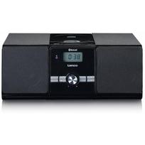 Lenco MC-030BK Mikro muzikos sistema, 10W, 2.0, Bluetooth 5, 10m, CD, USB, MP3, FM, 30 stočių, AUX, LED, juoda