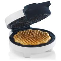 Trebs 13100 vaflinė, širdelės forma, 1000W, 230°C, 5 vafliai, 5 temperatūros režimai, balta