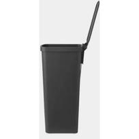 Brabantia StepUp pedalų šiukšliadėžė 800023, 40l, 66,6cm, 35,2cm, 28cm, tamsiai pilka