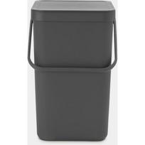 Brabantia Sort & Go šiukšlių dėžė 129940, 25 l, plastikinė, su dangčiu, rūšiavimui