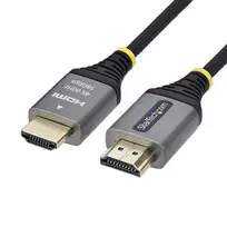 StarTech.com Premium High Speed HDMI laidas su Ethernet - 3 m - juodas ir sidabrinis - 4K 60Hz, 1440p 144Hz, 18Gbps, HDMI 2.0, vyriškas į vyrišką