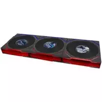 Lian Li UNI FAN TL LCD FLEX Wireless 120 mm ARGB LCD ventiliatorius - juodas, 3 vnt. komplektas su valdikliu