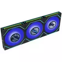 Lian Li UNI FAN SL-INF 120 FLEX LCD Wireless ARGB 3 vnt. komplektas juodos spalvos su valdikliu