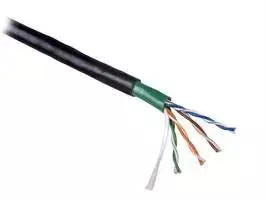 TRACER SEVEN UTP CAT 5e lauko Ethernet kabelis, 305 m, juodas