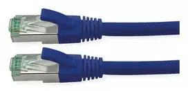 ROLINE RM Cat.6A S/FTP (PiMF) Patch laidas, TPE, mėlynas, 5 m - RJ45 Snagless, 10GbE, LSZH