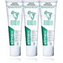 Elmex Sensitive Professional Repair & Prevent jautrumą mažinanti dantų pasta - 3 x 75 ml.