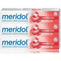 Meridol Complete Care Sensitive Gums & Teeth dantų pasta jautriems dantims ir dantenoms - 3 x 75 ml.