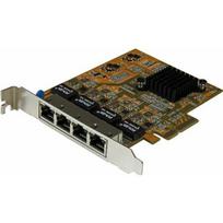 STARTECH.COM 4 Port PCIe Gigabit Netzwerkkarte - Quad Port PCI Express GbE NIC | ST1000SPEX43 | 065030862448