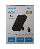 SALE OUT. | Anker 633 Magnetic Wireless Power Bank with 27W USB C port | A1654G11 | 10000 mAh | Black | DEMO