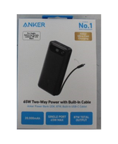 SALE OUT. | Anker Power Bank 65W | A1383H11 | 20000 mAh | Black | DEMO