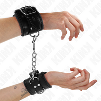 KINK WRIST RESTRAINT - Kailiu Pamušti Riešo Antrankiai Juodi