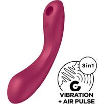 SATISFYER AIR PULSE – satisfyer - curve trinity 1 air pulse vibracija raudona