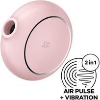 SATISFYER AIR PULSE – satisfyer - pro to go 3 dubulis air pulse stimuliatorius ir vibratorius rožinis