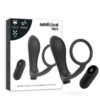 ADDICTED TOYS - Penio žiedas ir analinis masažuoklis