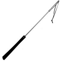 METAL HARD - Originali 70 cm odinė metalinė botagė