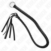 KINK - Gyvatės botagas su juodu žiedu 65 cm