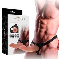 INTENSE - Tuščiaviduris Diržas su Dildo 18 x 3.5 cm