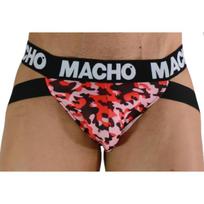 MACHO MX28MR Kariuomenės Raudonas Jockstrap S