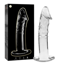 NEBULA SERIES BY IBIZA - Modelis 19 Dildo Borosilikatinis Stiklas 18.5 cm