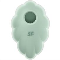 SATISFYER - CLOUD DANCER ŽALIAS ORO PULSŲ VIBRATORIUS