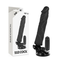 BASECOCK - Realistiškas vibratorius su nuotolinio valdymo pul