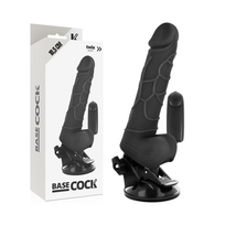 BASECOCK - Realistiškas vibratorius su nuotolinio valdymo pul