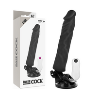 BASECOCK - Realistinis vibratorius su nuotolinio valdymo pult