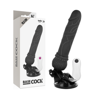BASECOCK - Realistiškas vibratorius su nuotolinio valdymo pul
