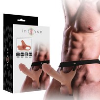 INTENSE - Silikoninis tuščiaviduris straponas