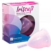 IRISCUP - Maža rožinė menstruacinė taurelė su sterilizavimo