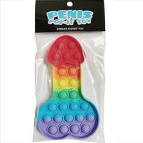KHEPER GAMES - Spalvotas Pop-It Penis Žaislas