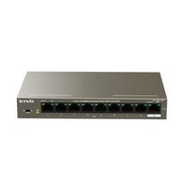 Šakotuvas Tenda TEF1109P-8-102W tinklo jungiklis Fast Ethernet (10/100) Power over Ethernet (PoE) Metalinis