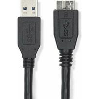 Kabel USB Nedis USB-A - micro-B 0.5 m Black (CCGL61500BK05) | CCGL61500BK05 | 5412810421947