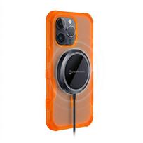 Case for iPhone 18 Pro / 17 Pro Forcell F-Protect BumperX Premium compatible with MagSafe orange