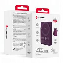 Powerbank compatible with MagSafe Forcell F-Energy MagStand QI2 F5K10 QC3.0 PD3.0 20W 5000 mAh cherry