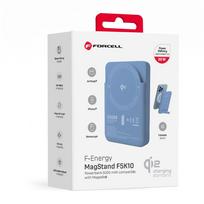Powerbank compatible with MagSafe Forcell F-Energy MagStand QI2 F5K10 QC3.0 PD3.0 20W 5000 mAh white