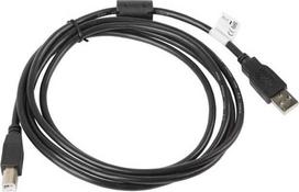 LANBERG USB-A to USB-B Cable, 1.8m, Black