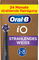 Oral-B ORAL‑B iO Radiant White Replacement Brush Heads Black 8 pcs