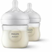 PHILIPS AVENT NATURAL RESPONSE BUTELIUKŲ RINKINYS , 125 ML, 0 MĖN.+, 2 VNT., BALTA