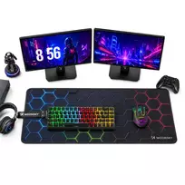 Wozinsky WPD-B800 Gaming Desk Pad 800x300mm Waterproof with Pattern - Black