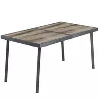 Lauko stalas, terasos valgomojo stalas 6 asmenims 145 x 85 cm
