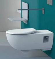WC pakabinamas Geberit (žmonėms su spec. poreikiais), SELNOVA su dangčiu COMFORT