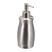 Skysto muilo dozatorius Relaxdays, 400 ml, Sidabrinė, 7,5 × 20 × 8,5 cm