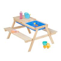 Vaikiškas stalas Relaxdays 10050942.0, 2 vaikams, 2 vonelės, 89 × 50 × 86 cm