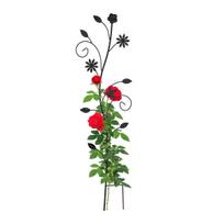 Grotelės vijokliniams augalams Relaxdays, 1 vnt, Juoda, 110 × 34 × 1 cm